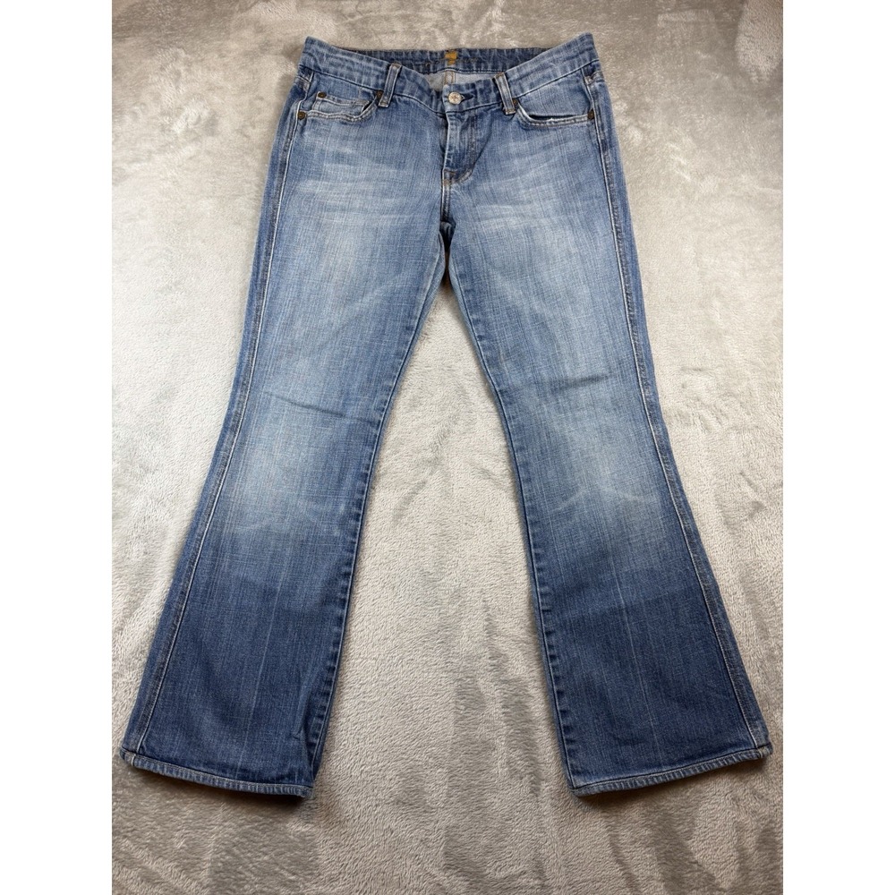 7 For All Mankind Jeans Women's Sz 28‎ "A" Pocket Bootcut Low Rise Sequence